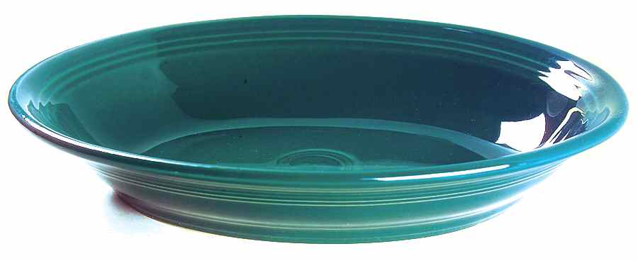 Fiesta Evergreen (Intro 2007) 12" Oval Vegetable Bowl by Homer Laughlin -1
