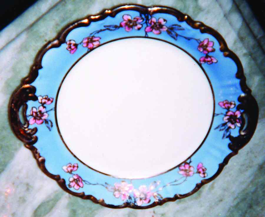 HUT1694 Handled Cake Plate by Hutschenreuther-1