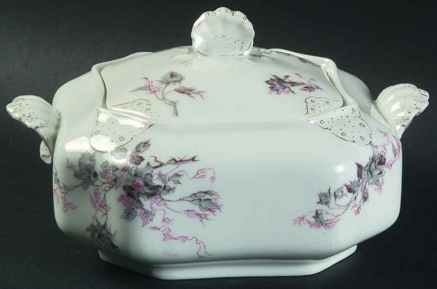 Schleiger 1152-21 Sugar Bowl & Lid by Haviland-1