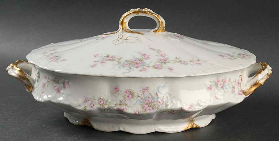 Schleiger 342-12 Oval Covered Vegetable by Haviland-1