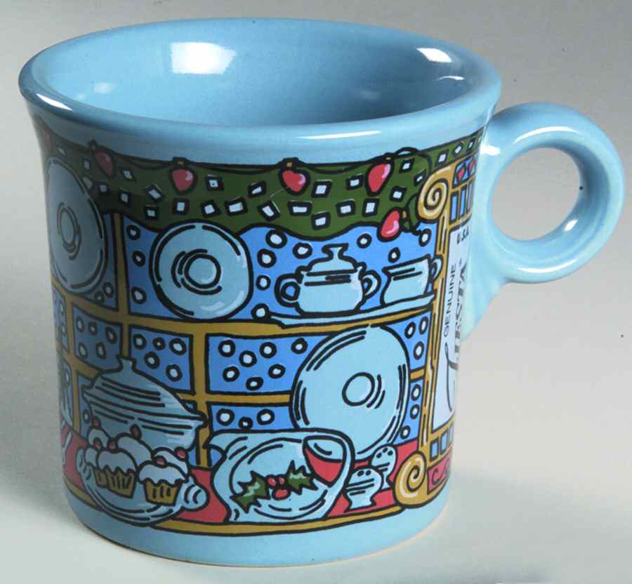 Fiesta Christmas Window Mug by Homer Laughlin -1