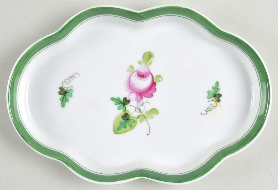 Vienna Rose Tray by Herend-1