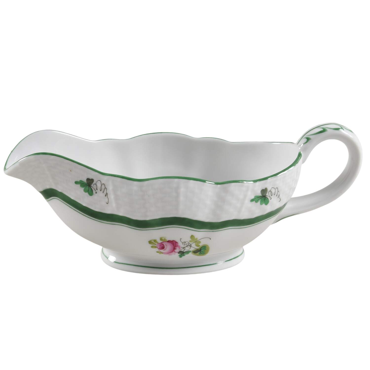 Vienna Rose Open Sauce Boat by Herend-1