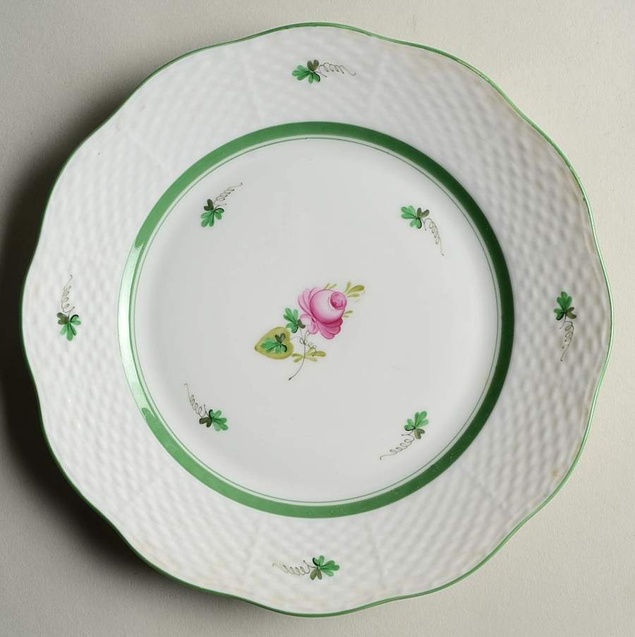 Vienna Rose Salad Plate by Herend-1