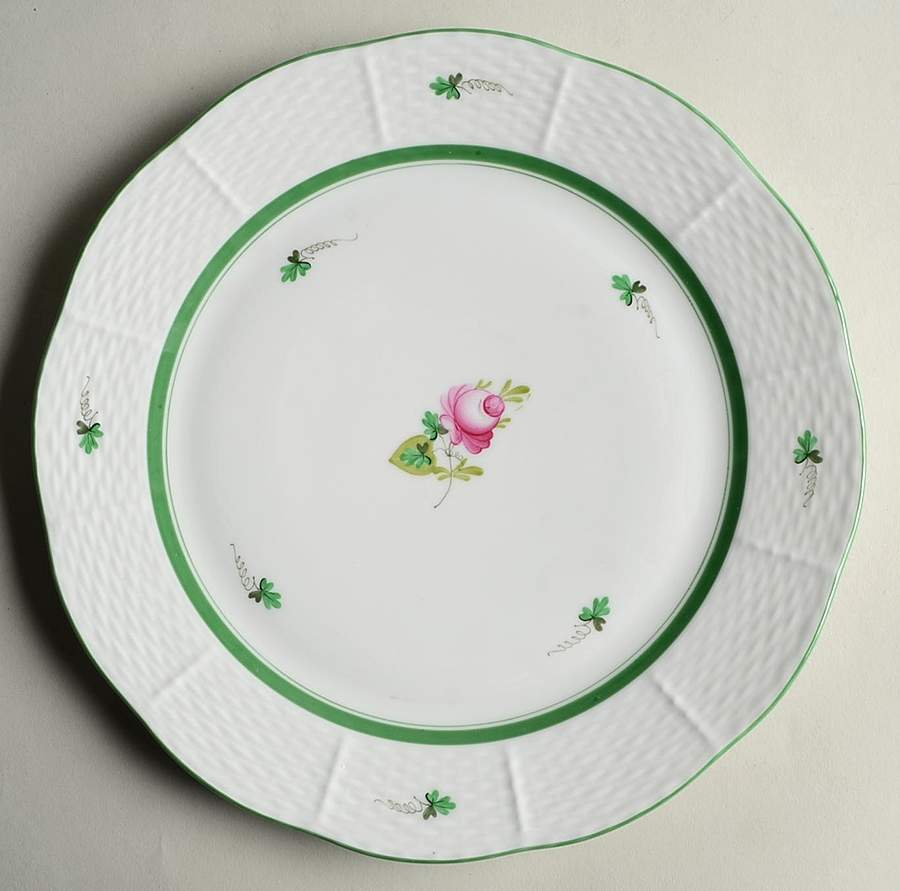 Vienna Rose Dinner Plate by Herend-1