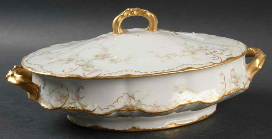 Schleiger 161-11 Oval Covered Vegetable by Haviland-1