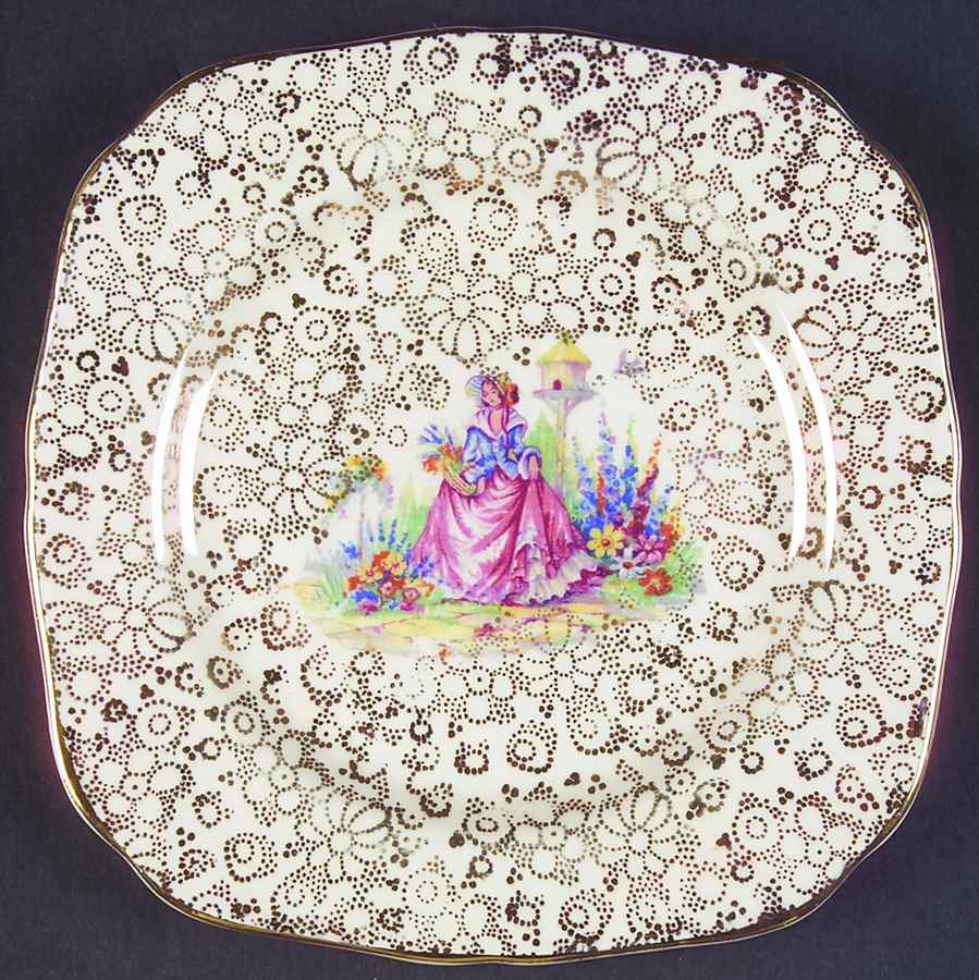 HKI7 Bread & Butter Plate by Hollinshead & Kirkham-1