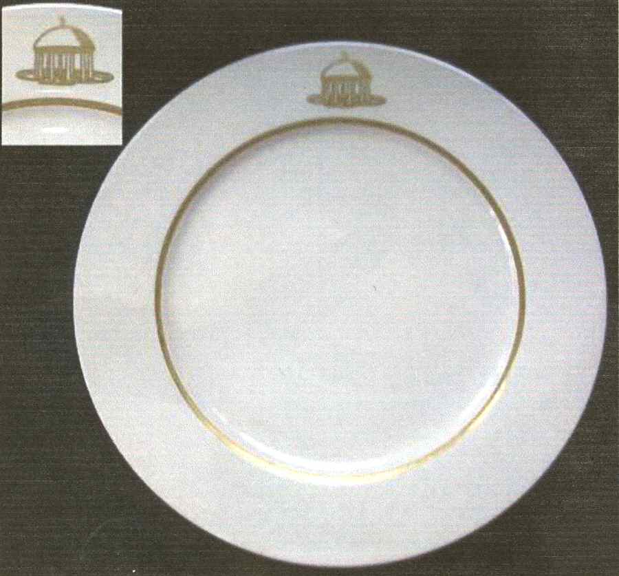 Spring House (C&O) Service Plate (Charger) by Homer Laughlin -1