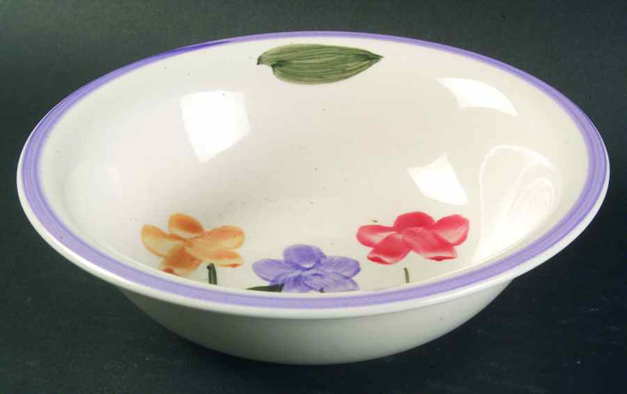 Flower Garden Soup/Cereal Bowl by Housewares Intl-1