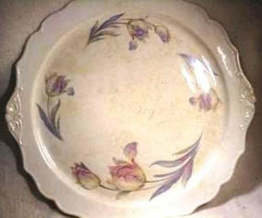 HAR147 Handled Cake Plate by Harker-1