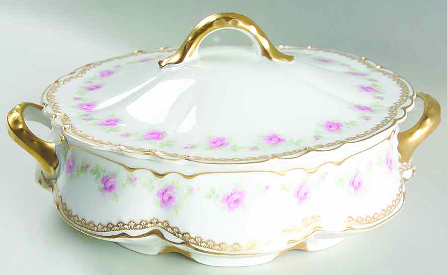 H3577 Round Covered Vegetable by Haviland-1
