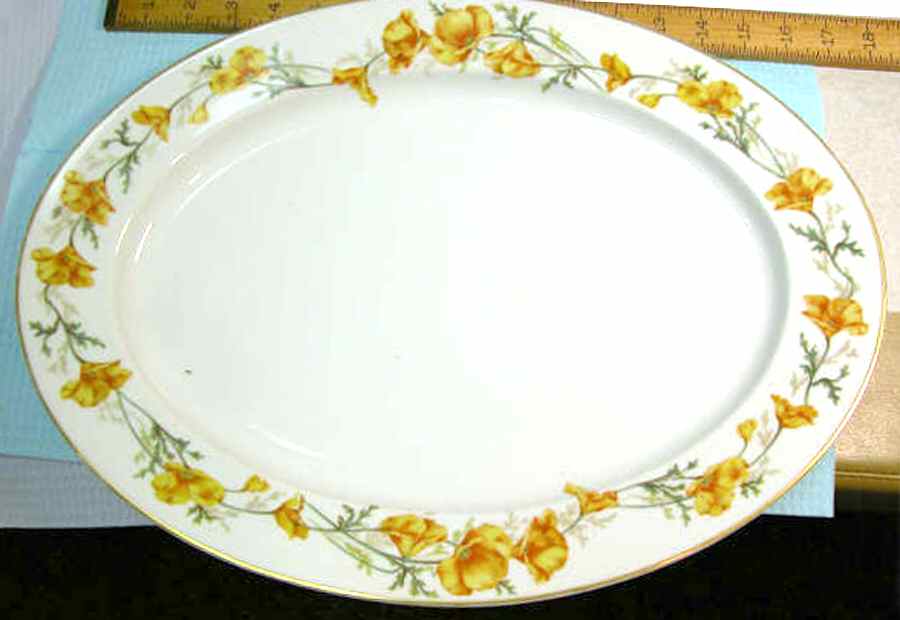HC998 17" Oval Serving Platter by Heinrich - H&C-1