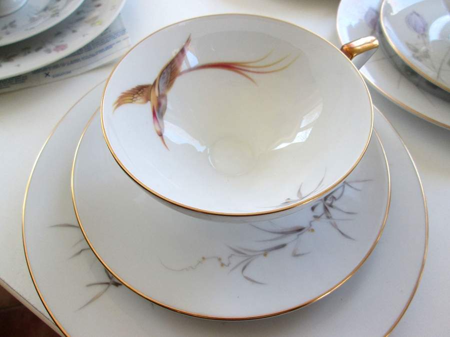HC1000 Footed Cup & Saucer Set by Heinrich - H&C-1