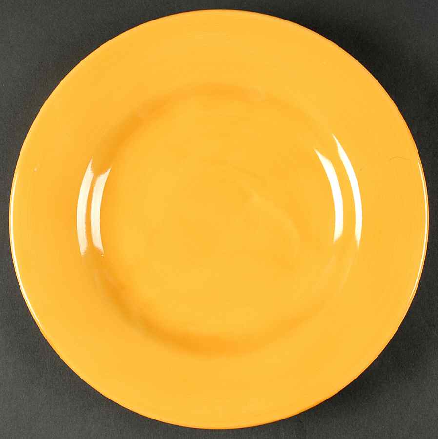American Simplicity Gold Dinner Plate by Home-1