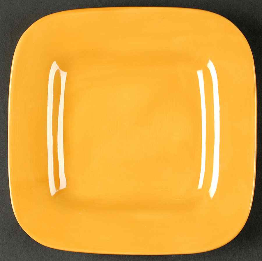 American Simplicity Gold Square Salad Plate by Home-1