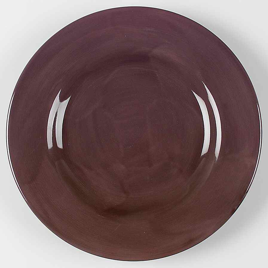 American Simplicity Plum Dinner Plate by Home-1