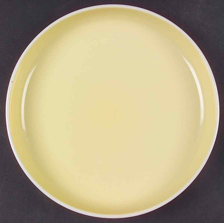 Color Ambience Yellow Dinner Plate by Home Trends-1