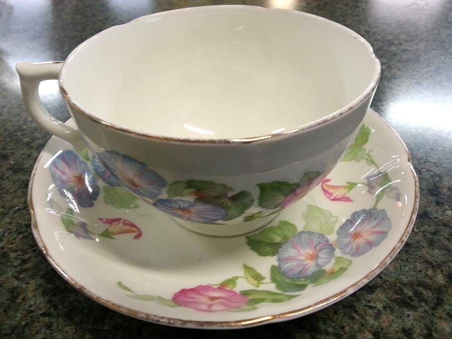 C129-1 Footed Cup & Saucer Set by Hammersley-1