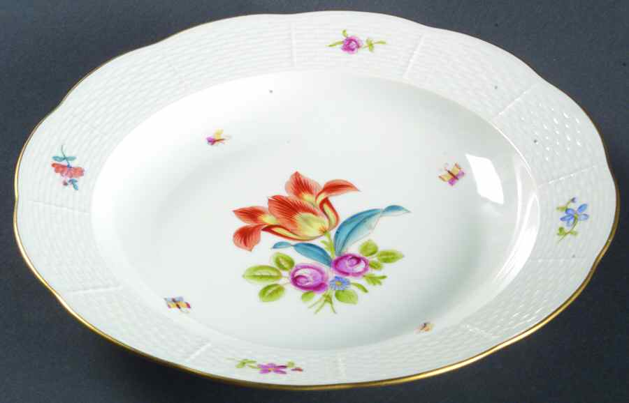 HER59 Large Rim Soup Bowl by Herend-1