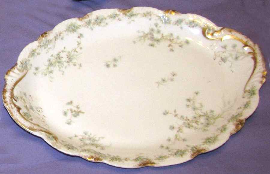 Schleiger 1025-9 14" Oval Serving Platter by Haviland-1