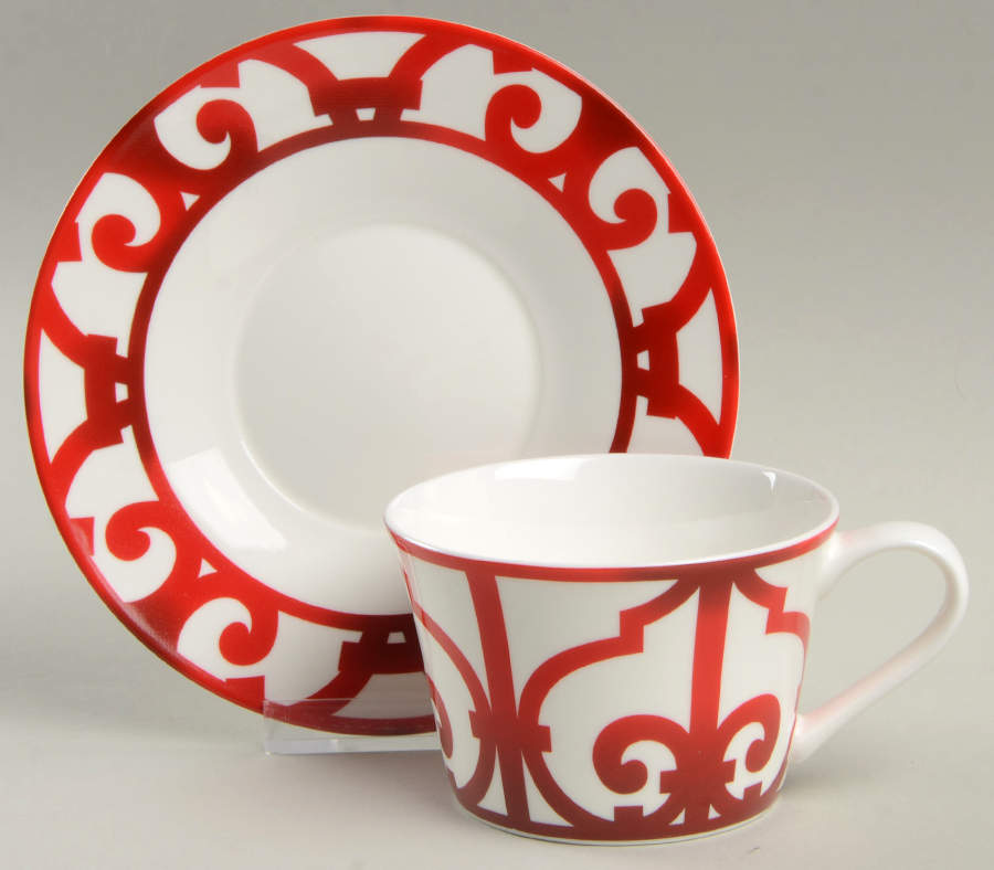 Balcon du Guadalquivir Flat Cup & Saucer Set by Hermes-1