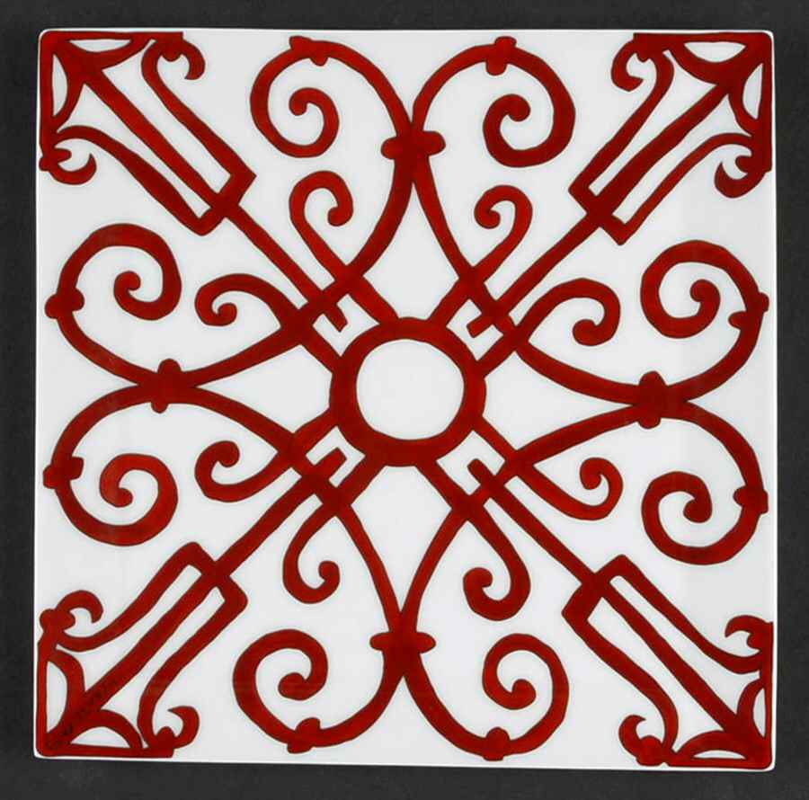 Balcon du Guadalquivir 7" Square Dish by Hermes-1