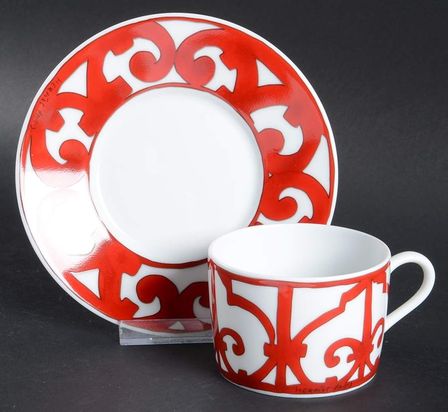 Balcon du Guadalquivir Flat Cup & Saucer Set by Hermes-1