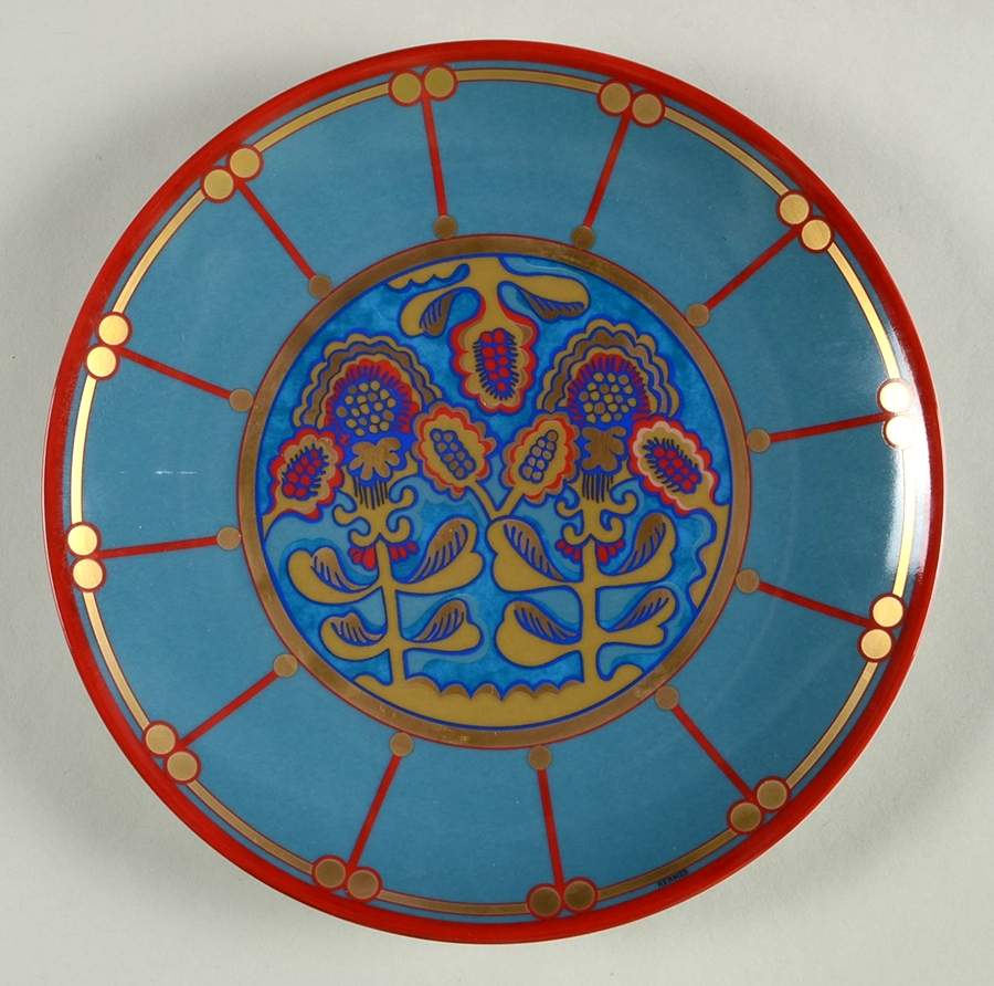 Ballets Russes Cocktail Plate by Hermes-1