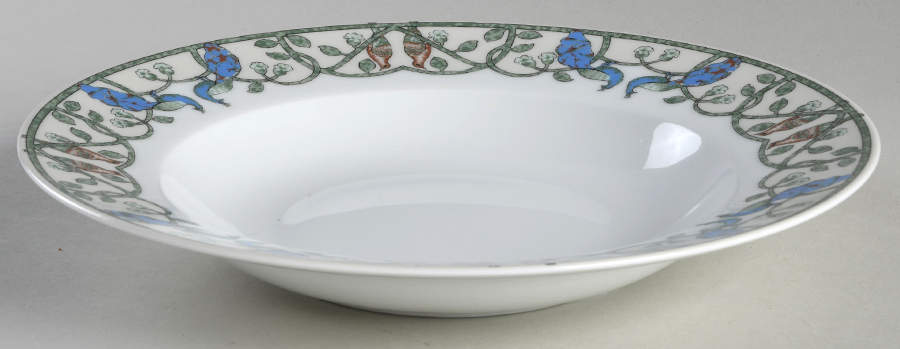 Early America Large Rim Soup Bowl by Hermes-1