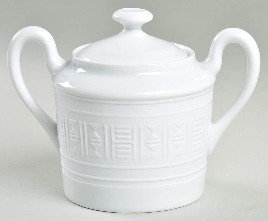 Egee Sugar Bowl & Lid by Hermes-1