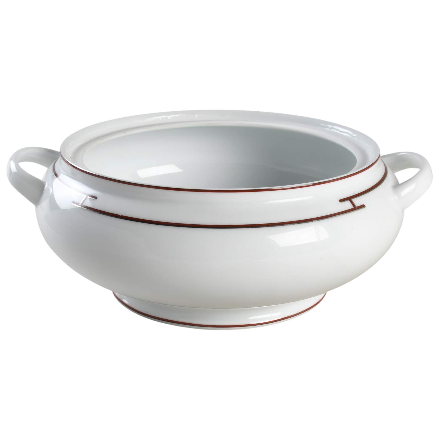 Rythme Red Tureen No Lid by Hermes-1