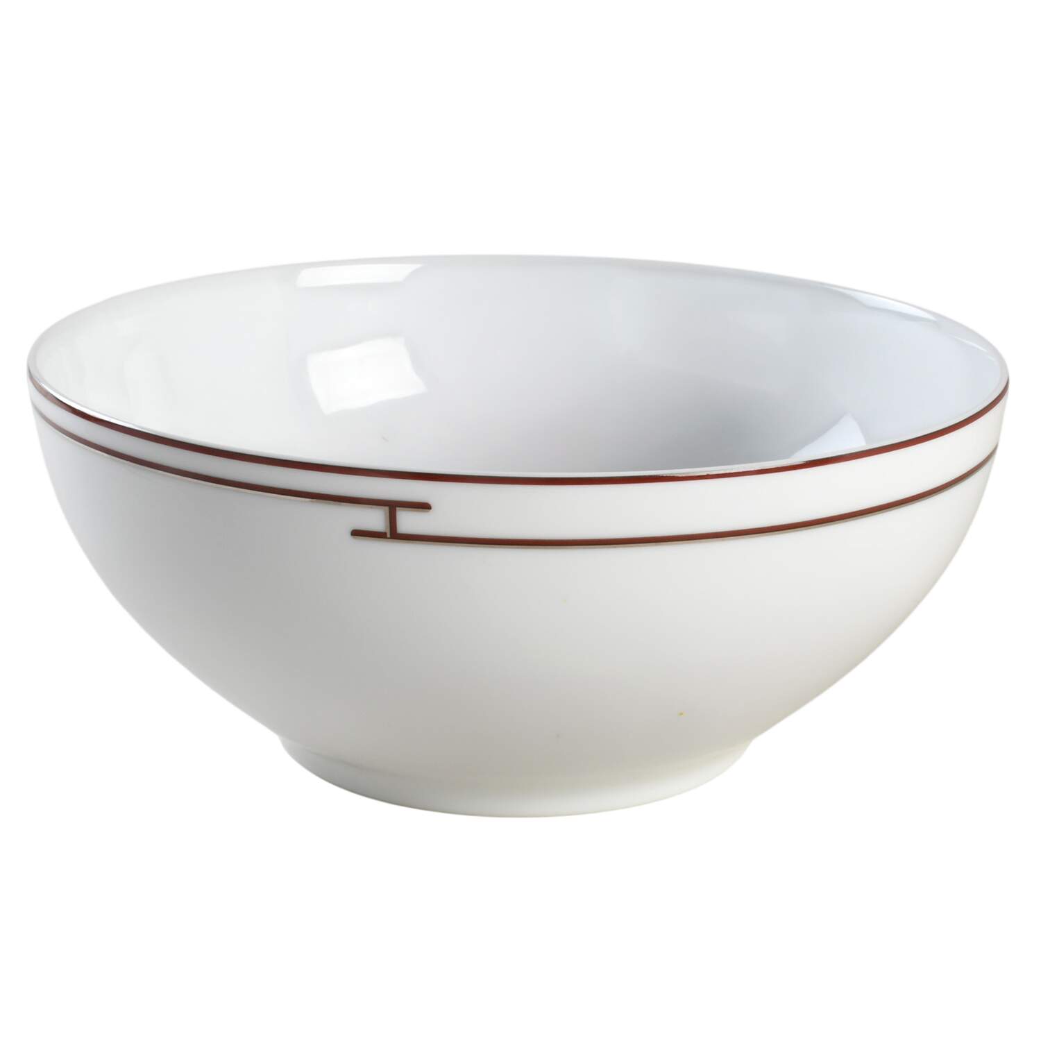 Rythme Red 9" Salad Serving Bowl by Hermes-1