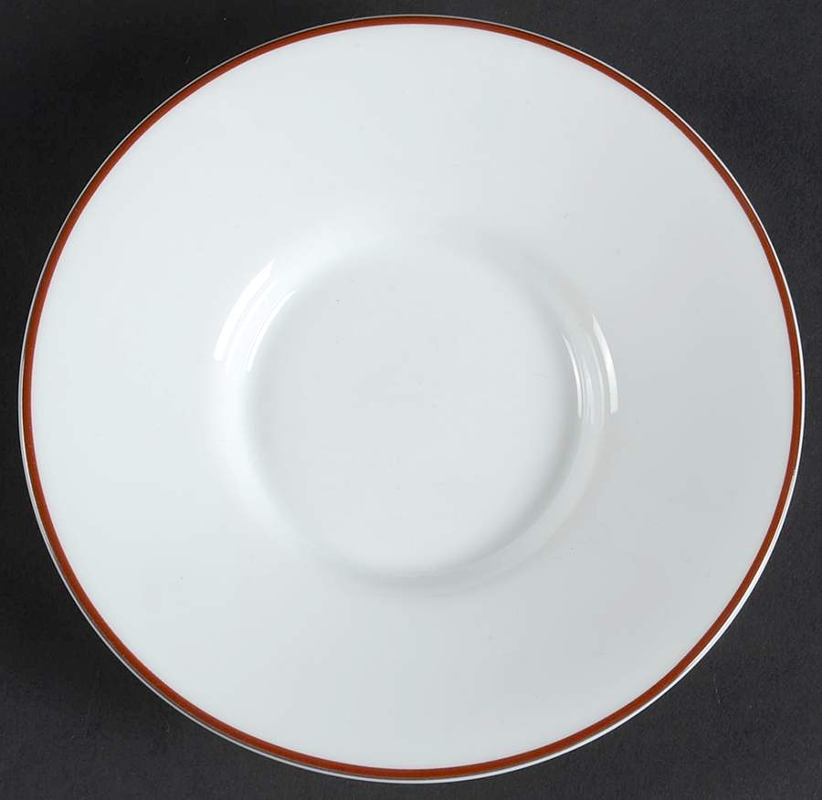 Rythme Red Saucer for Demitasse Cup by Hermes-1