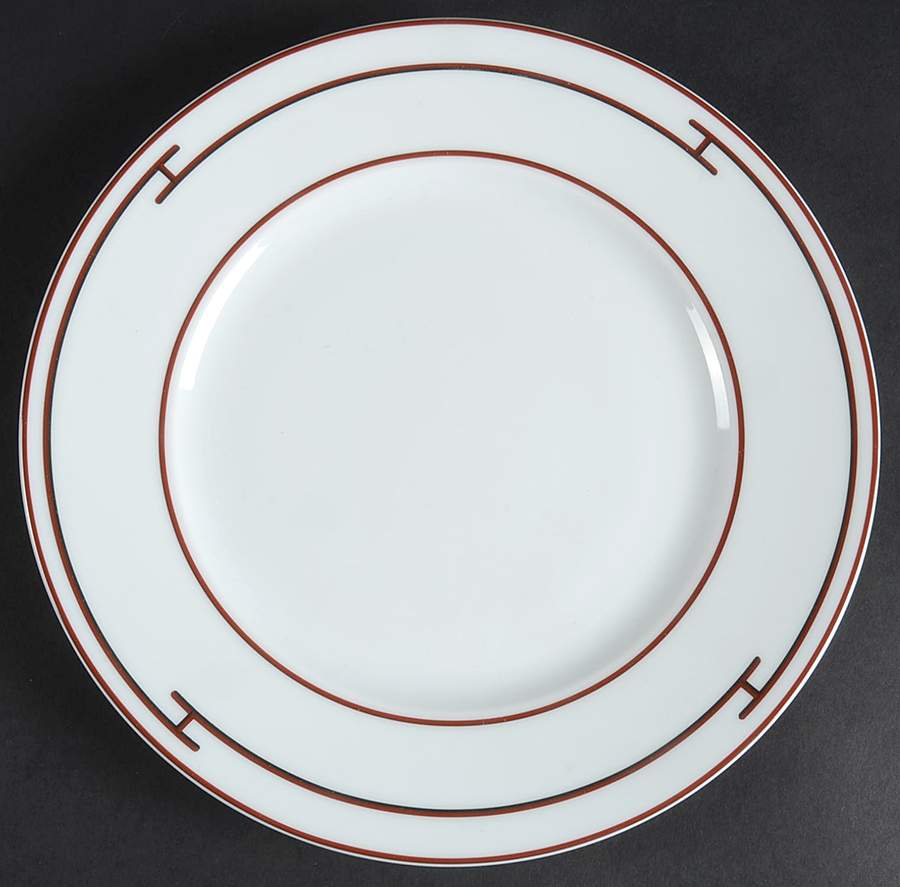 Rythme Red Dessert/Pie Plate by Hermes-1