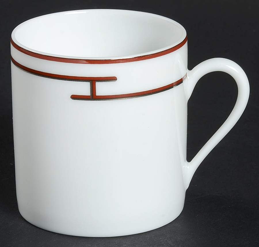 Rythme Red Flat Demitasse Cup by Hermes-1