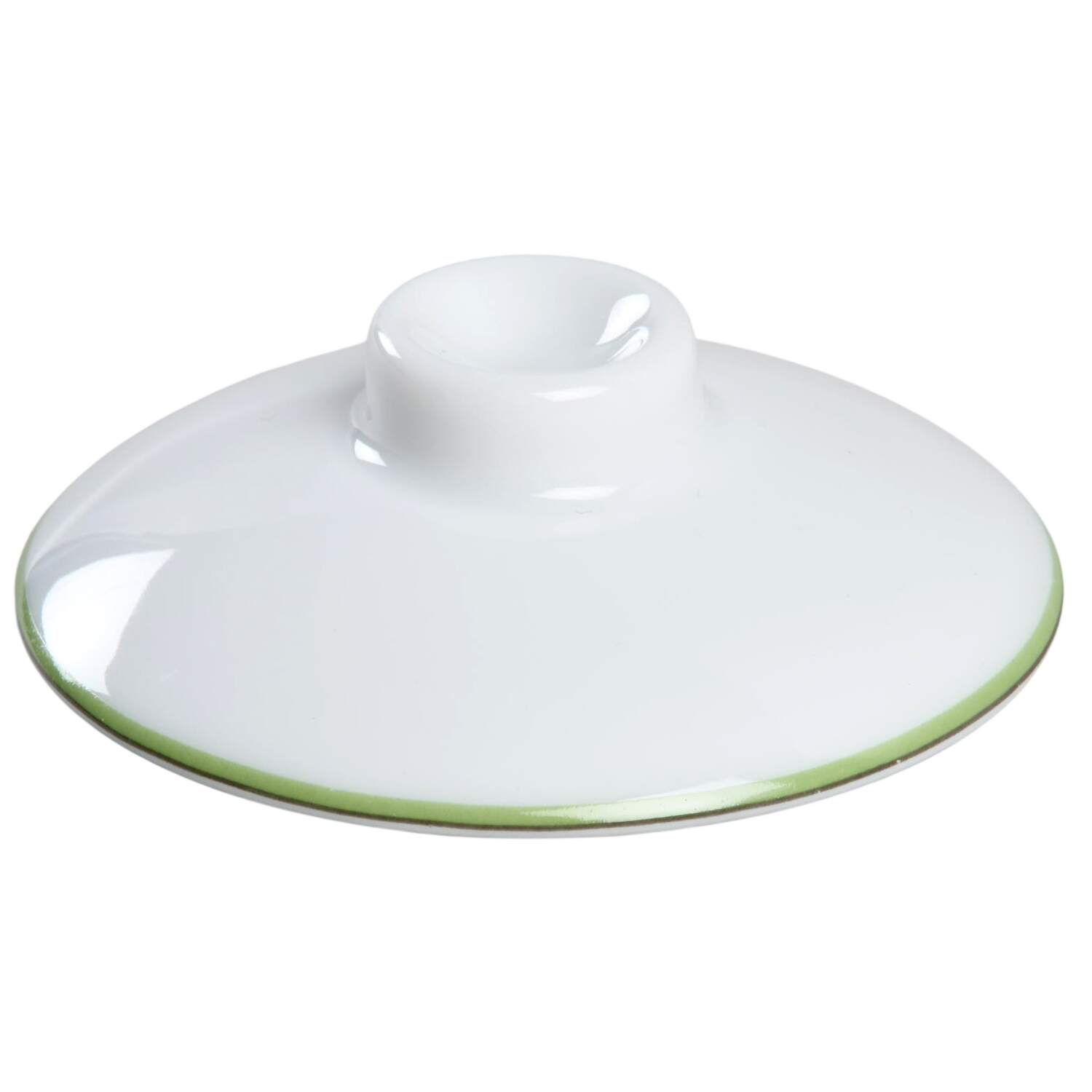 Rythme Green Lid for Asian Flat Cup & Saucer by Hermes-1