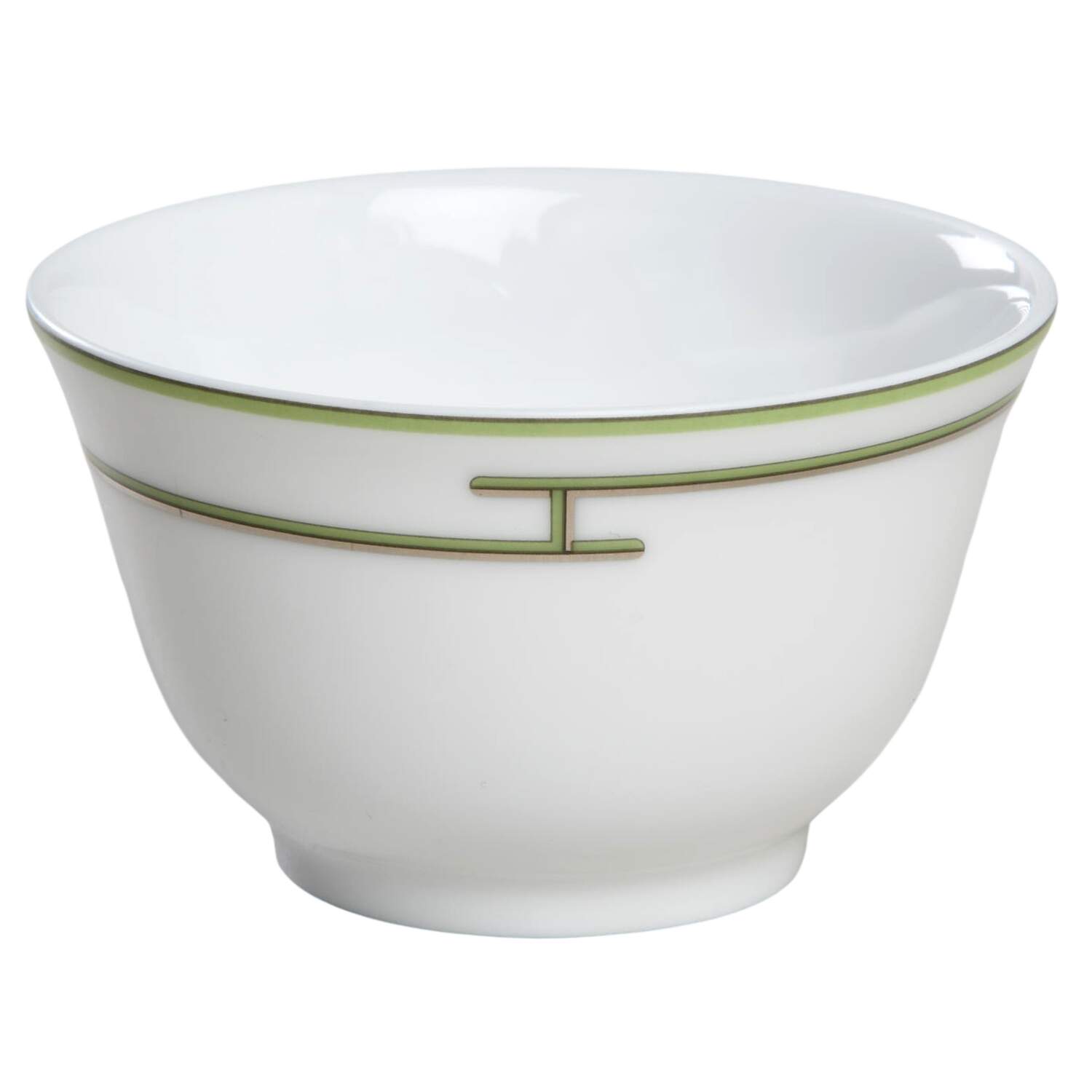 Rythme Green Asian Flat Cup by Hermes-1