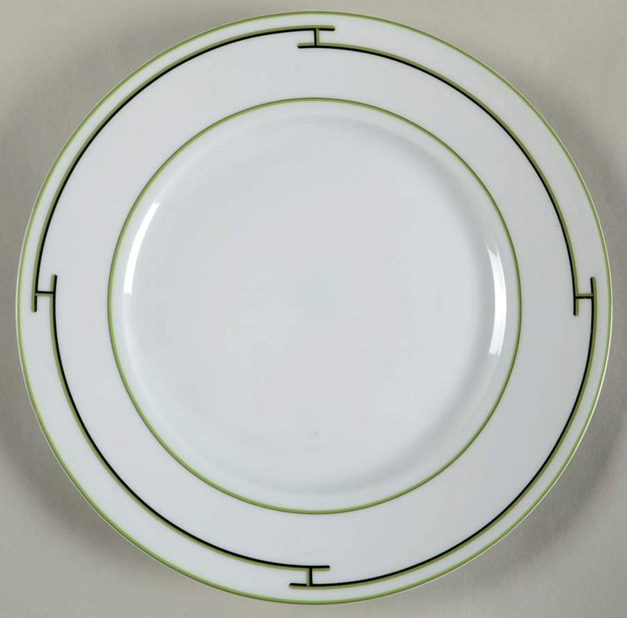 Rythme Green Dinner Plate by Hermes-1