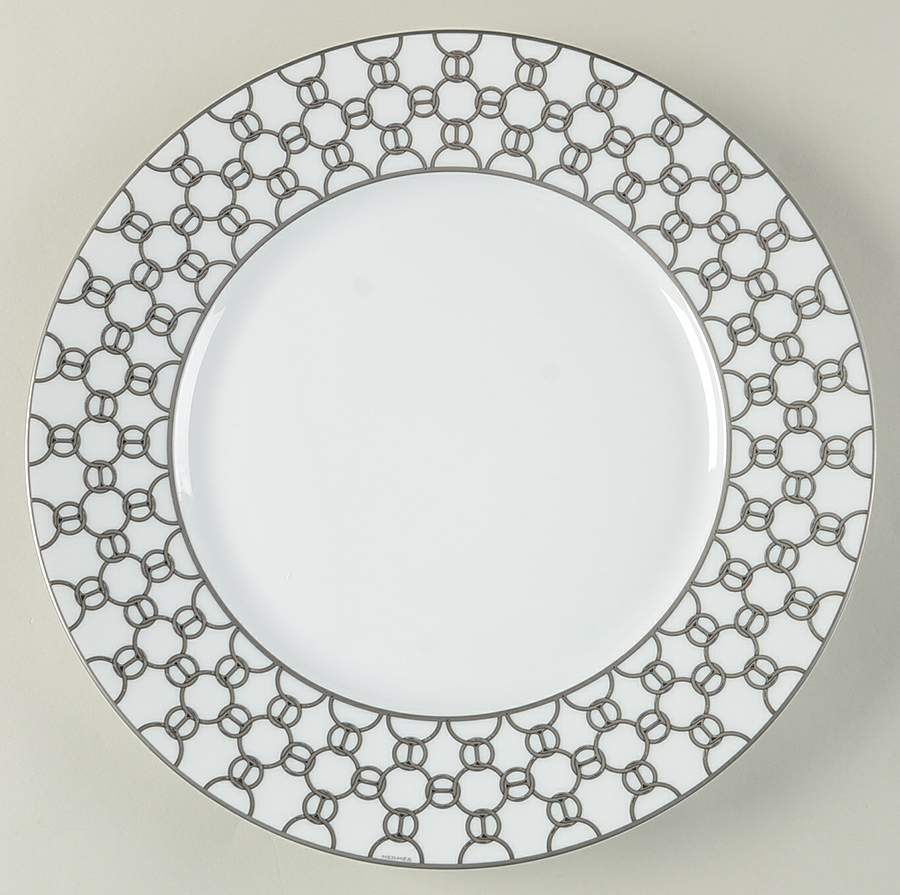 Fil d'Argent Dinner Plate by Hermes-1