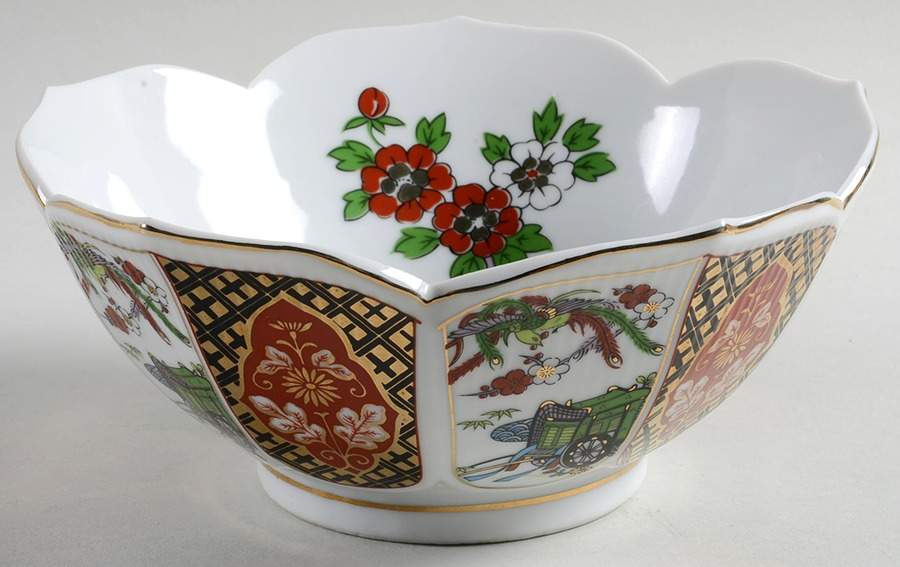 Imari 7" Round Vegetable Bowl by Heritage Mint-1