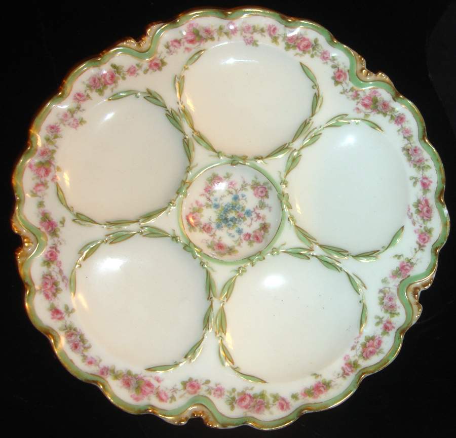 Schleiger 528-4 Oyster Plate by Haviland-1