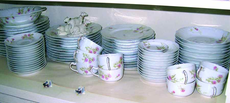 Schleiger 457-4 Flat Cup & Saucer Set by Haviland-1