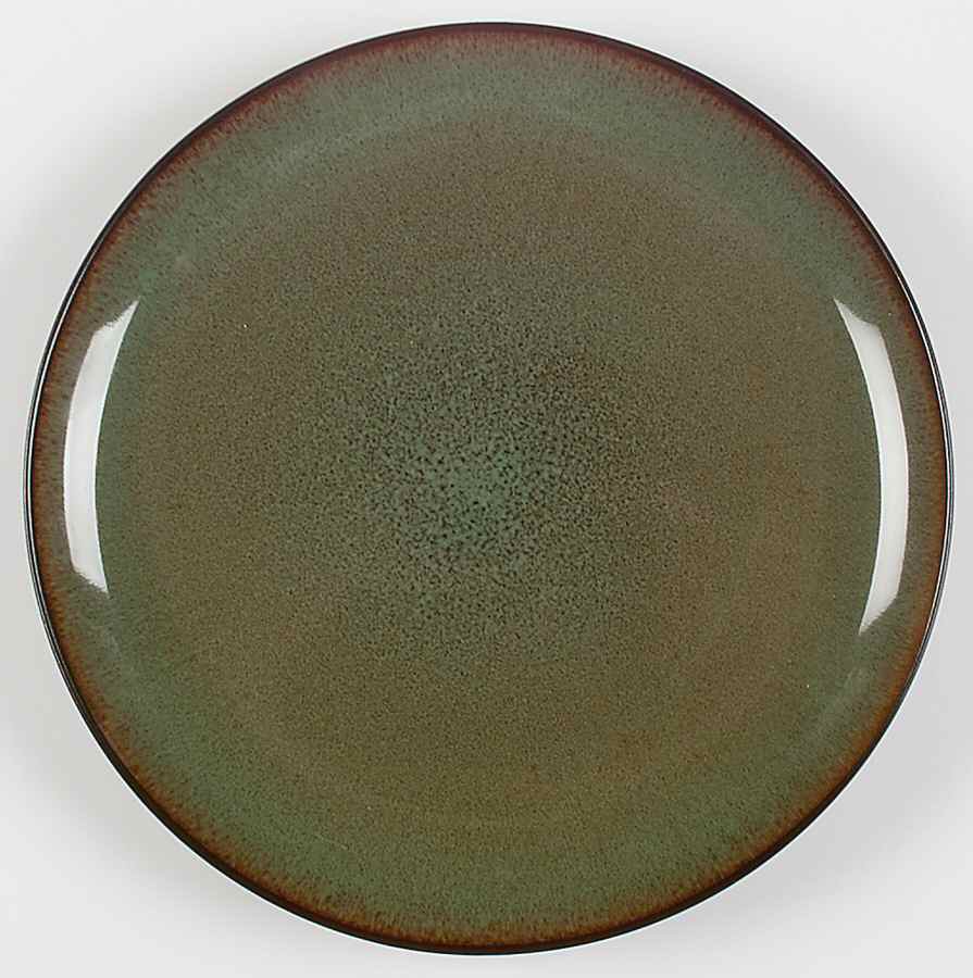 Rave Green Dinner Plate by Home Trends-1