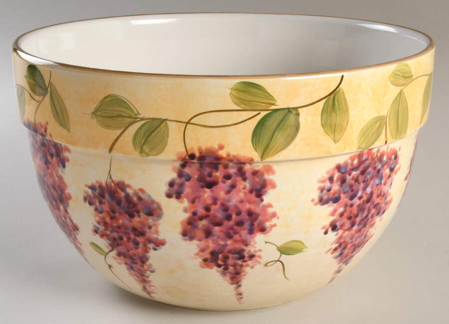 Wisteria 11" Round Serving Bowl by Heritage Mint-1