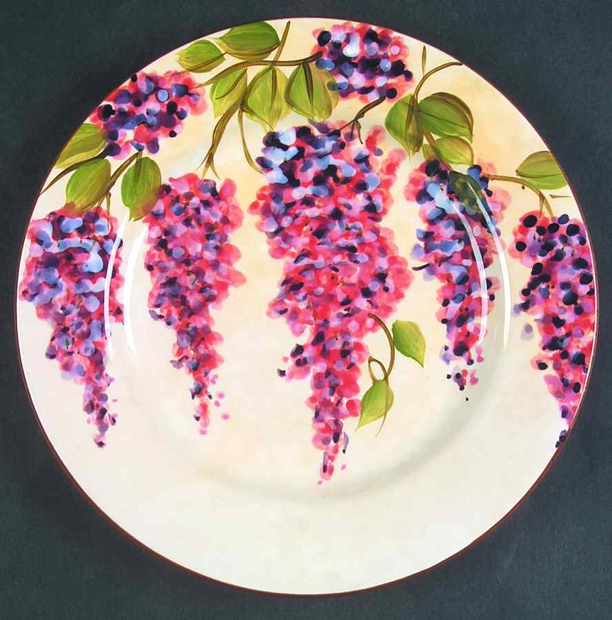 Wisteria Salad Plate by Heritage Mint-1