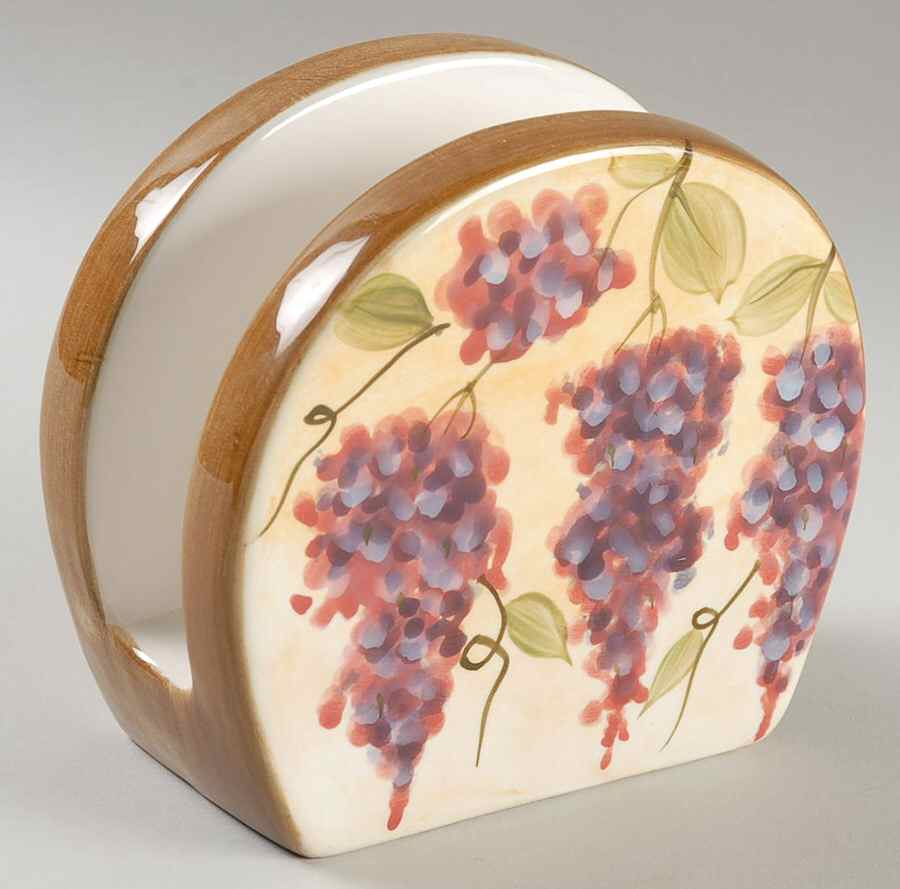 Wisteria Napkin Holder by Heritage Mint-1