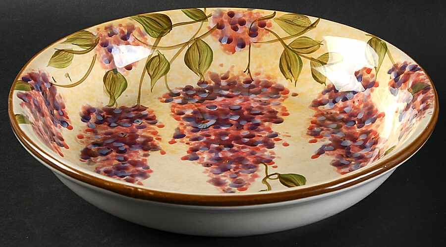 Wisteria 9" Soup/Pasta Bowl by Heritage Mint-1