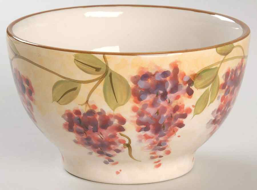 Wisteria Fruit/Cereal Bowl by Heritage Mint-1