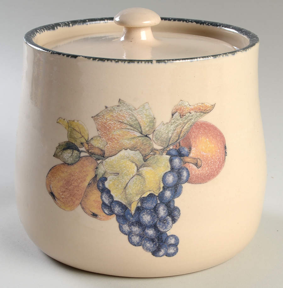 Fruit Cookie Jar & Lid by Home & Garden Party-1
