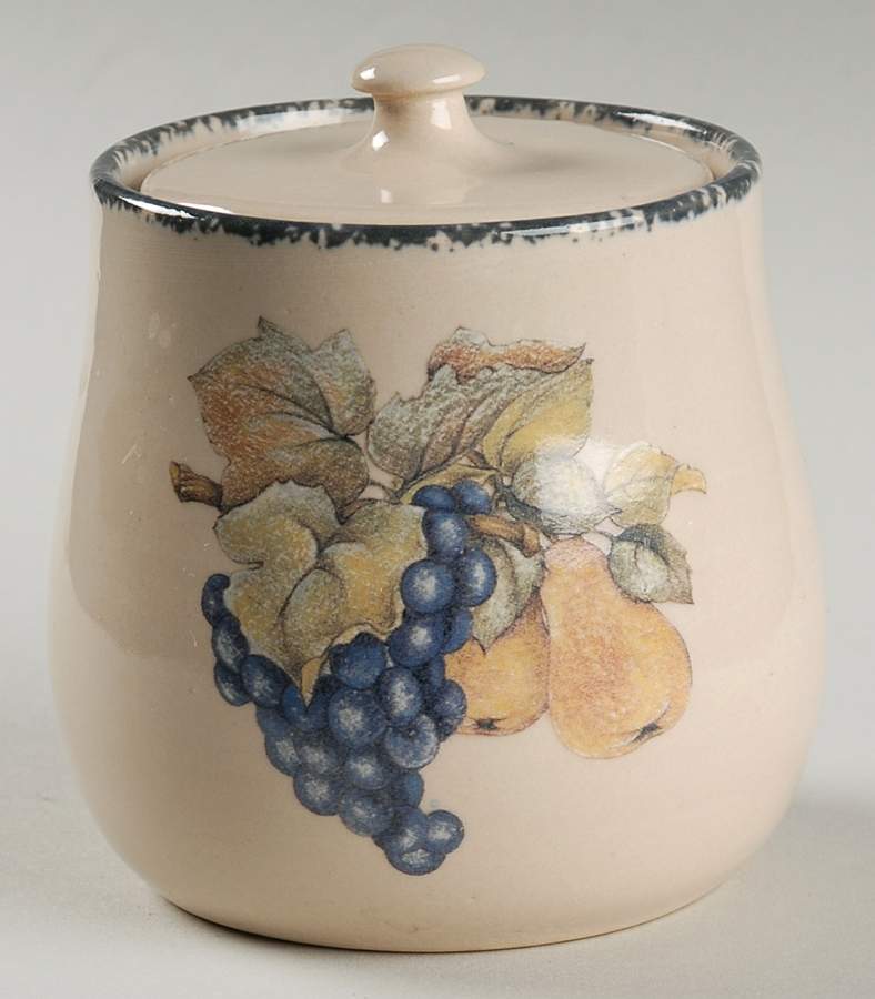 Fruit Sugar Bowl & Lid by Home & Garden Party-1
